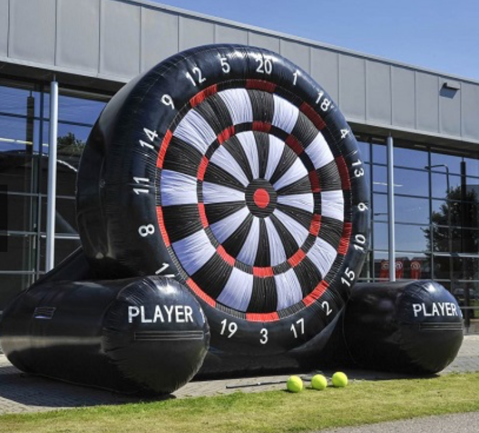 Fußballdarts - Mega Fußballspiel auch für Kinder und Erwachsene. Mieten Sie jetzt ein aufblasbares Fußballspiel